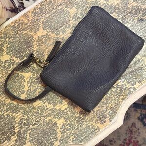 Street Level Black Wristlet Clutch